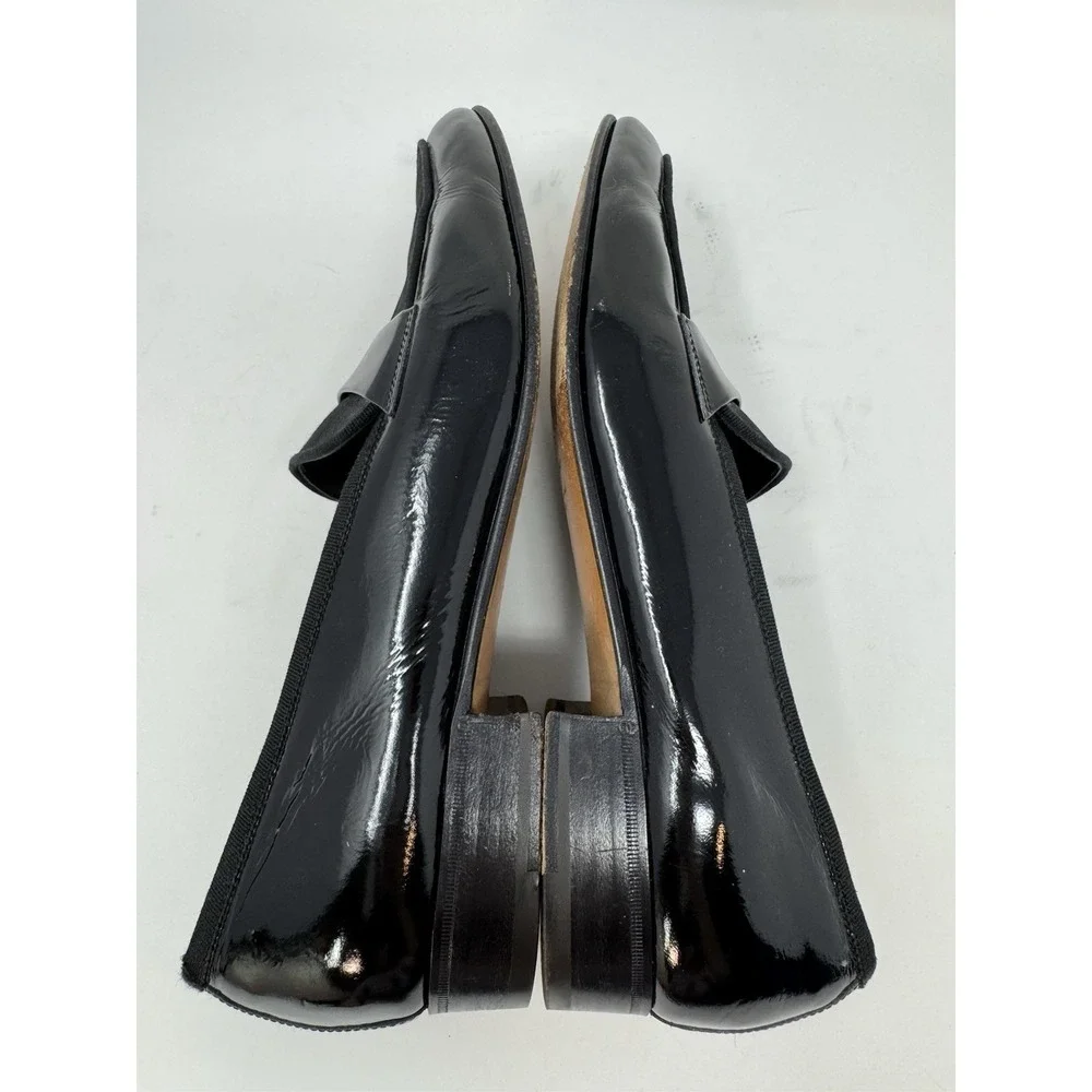 Salvatore Ferragamo Made in Italy Patent Grosgrain Vamp Formal Loafer 11 D
